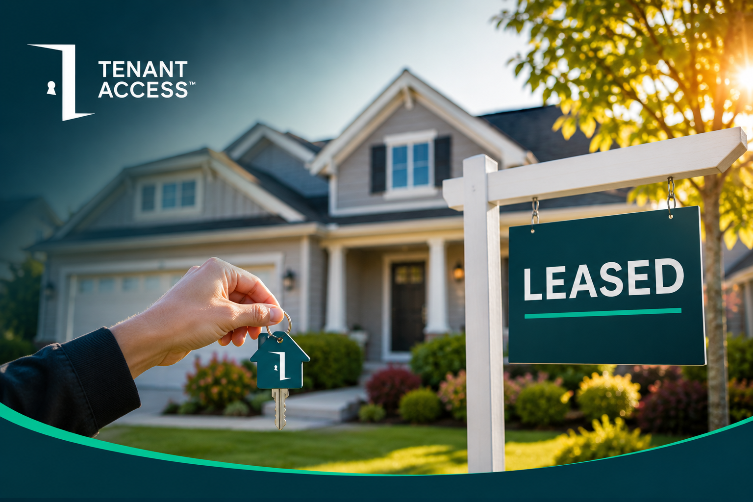 Single-family rental leased with Tenant Access keyless showings